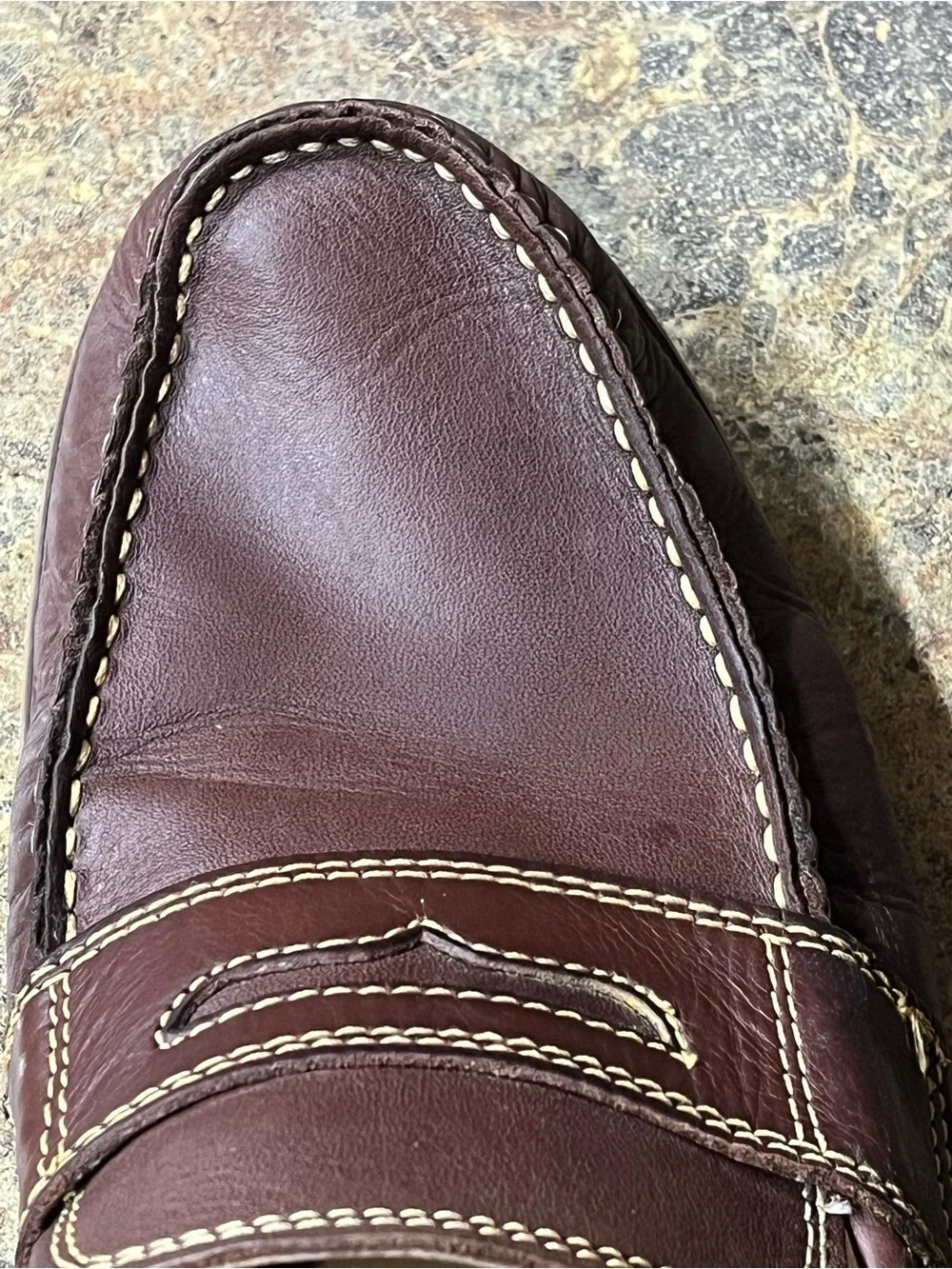 Cole Haan Topsail Penny Loafers Men’s 10M Woodbury Brown Leather vacation